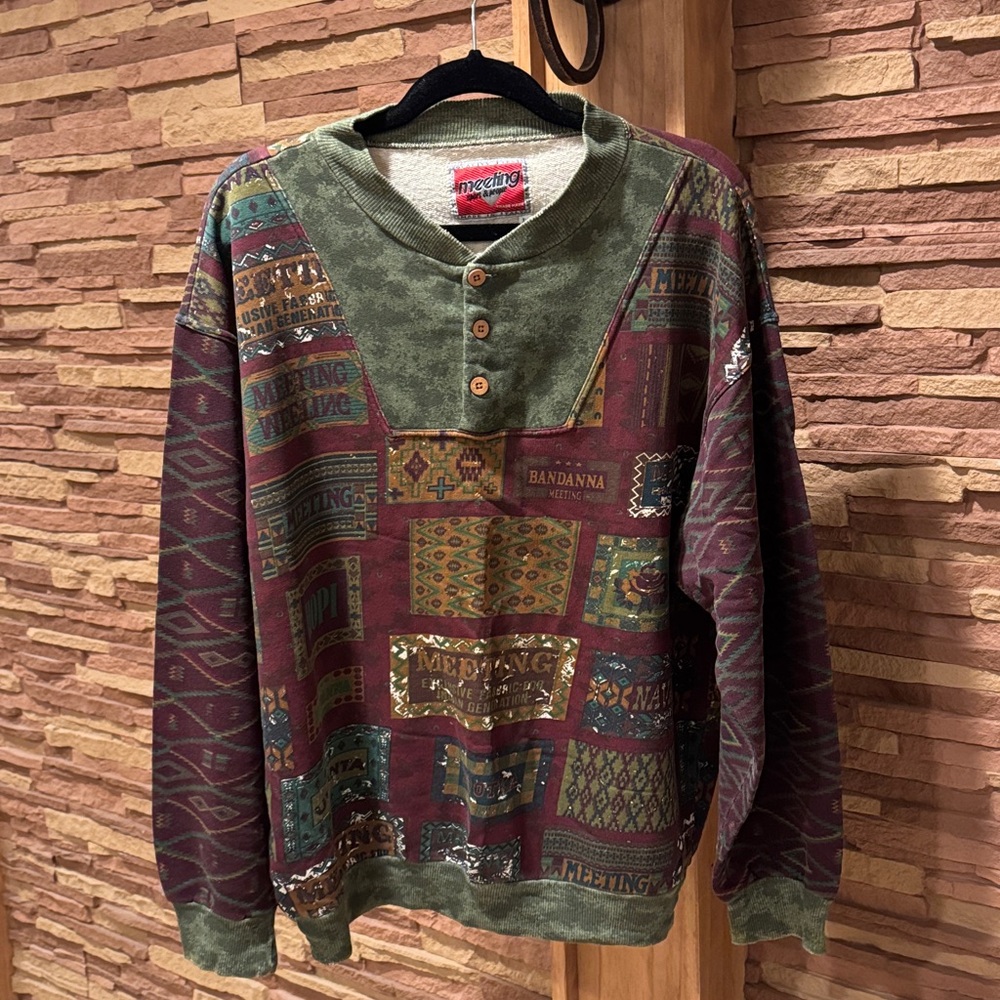 Vintage Multicolor Sweatshirt